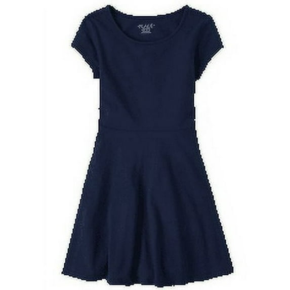 Girls Uniform Skater Dress - tidal