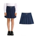 thumbnail image 1 of Girls Uniform Skirt Pleated Skirt for Girls Navy Girl School Uniform Kid Clothes 12-13 Years, 1 of 4