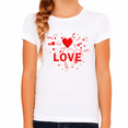 thumbnail image 1 of Girls Valentines Day Shirt - Valentines Day Shirts for Girls - LOVE Valentine Shirts for Kids, 1 of 8