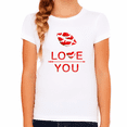 thumbnail image 1 of Girls Valentines Day Shirt - Valentines Day Shirts for Girls - LOVE YOU Valentine Shirts for Kids, 1 of 8