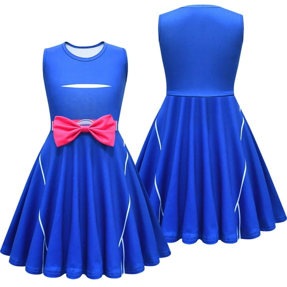 Girls Vampire Cheerleaders Costume Halloween Outfit for 8-9 Year