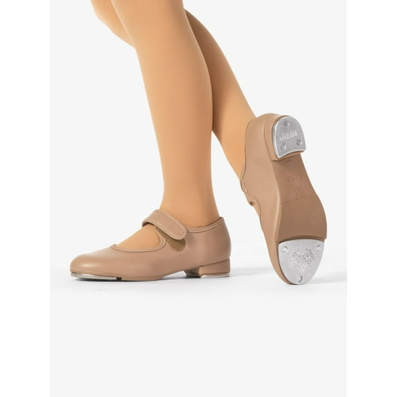 Girls Velcro Strap Vegan Tap Shoes