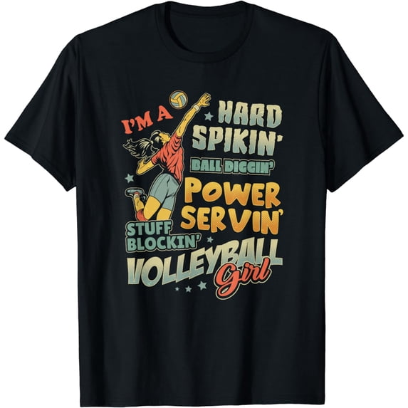 Girls Volleyball Player Teen Girl Volleyball T-Shirt