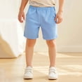 thumbnail image 1 of Girls Volleyball Shorts Loose Fit Sky Blue Shorts Elastic Boys Clothes Size 4-5 Years, 1 of 4