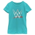 thumbnail image 1 of Girls WWE Chrome Logo T Shirt, 1 of 4