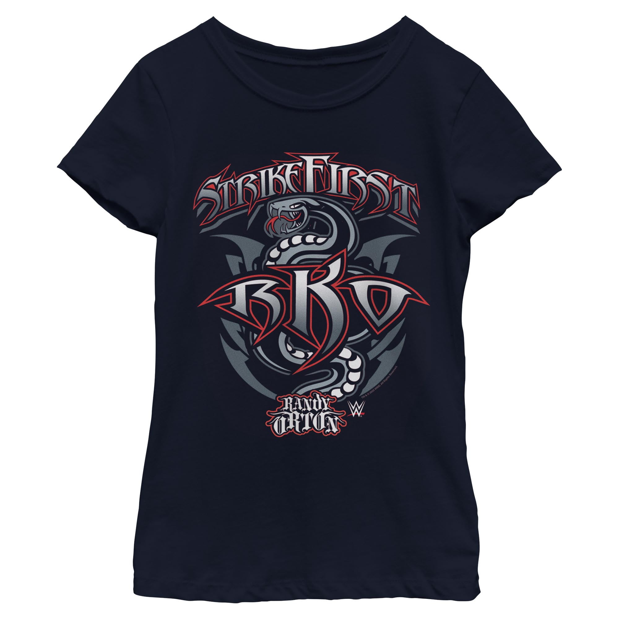 Girls WWE Randy Orton Strike First RKO T Shirt - Walmart.com, image size:2000x2000