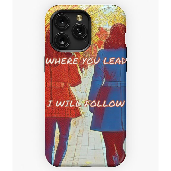 Girls Walking in Autumn Where You Lead I Will A11000&nbsp;Phone Case for iPhone 11 to 17 Pro Max