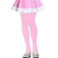 thumbnail image 1 of Girls Warm Plain Pull-On Full Footed Tights, Pink XS, 6-Pack, 1 of 1
