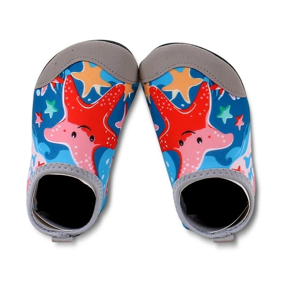 Girls Water Shoes Beach Swimming Barefoot with Hook Loop Closure Outdoor Sports Walking Clothes