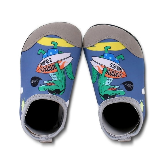 Girls Water Shoes Beach Swimming Barefoot with Hook Loop Closure Outdoor Sports Walking Clothes
