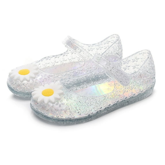 Girls Wedge Sandals Jelly Shoes For Girls Birthday Sandals For Girls Toddler Glitter Sandals Dress Sandals
