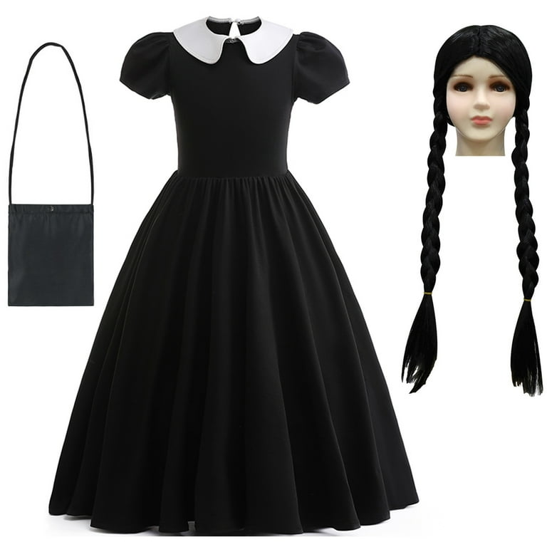 Addams Family Wednesday Costume Black Addams Family Wednesday Costume Black