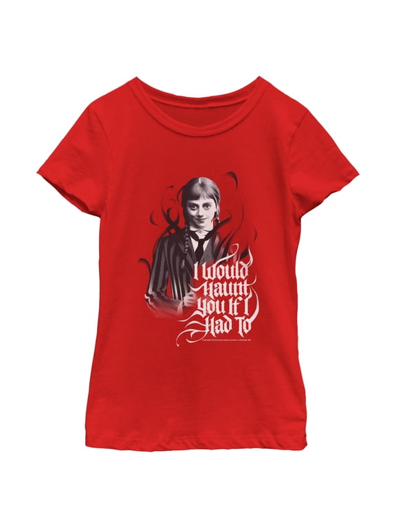 Girls Wednesday Agnes Haunt You T Shirt