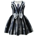 thumbnail image 1 of Girls Black Sleeveless Dress Halloween Casual Party Dress 3-8 Year, 1 of 7