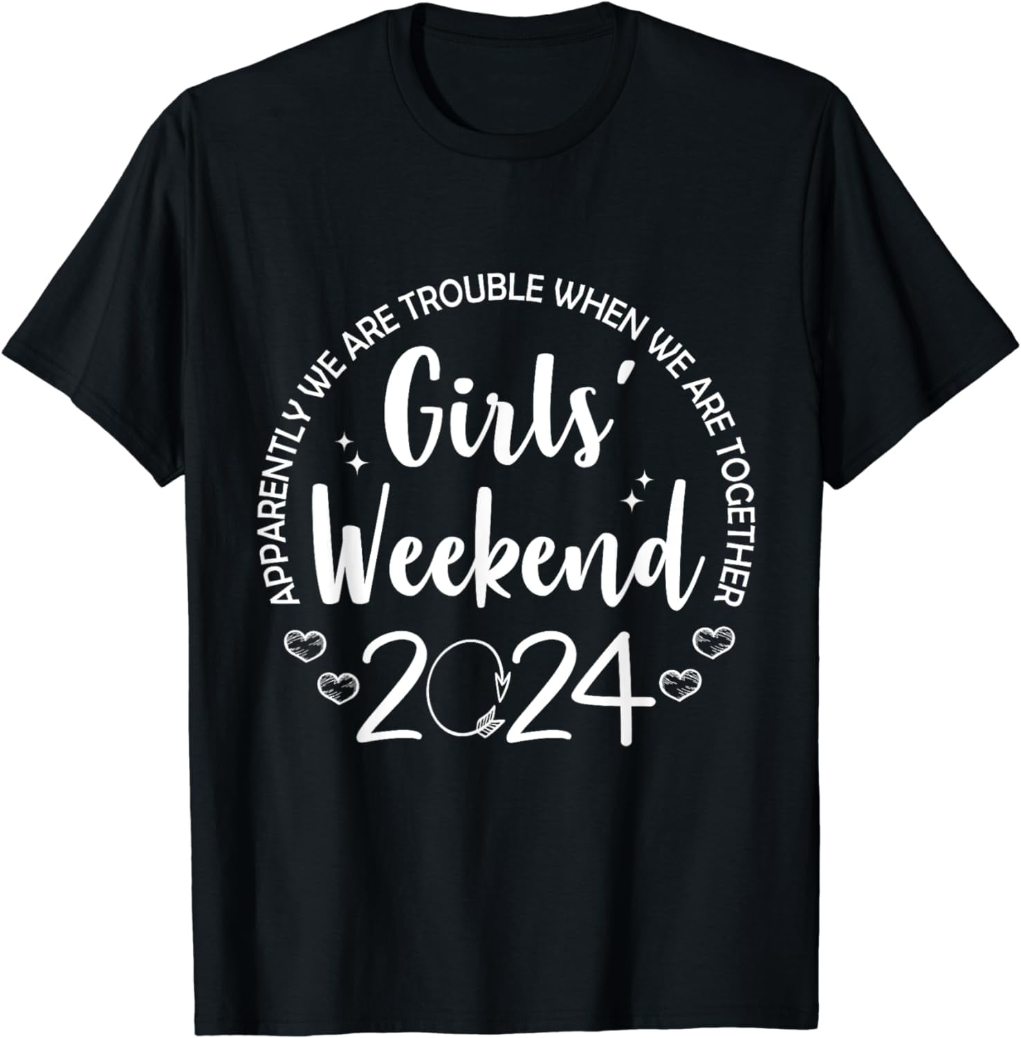 Girls Weekend 2024 For Women Group Vacation Girls Trip 2024 T-Shirt