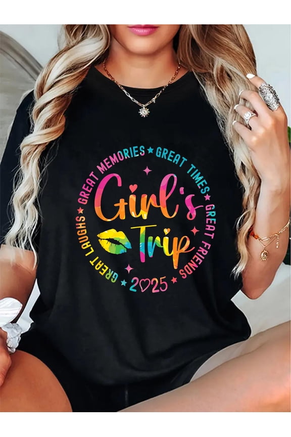 Girls Weekend Great Memories Women Girls Trip 2025 T-Shirt