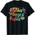 thumbnail image 1 of Girls Weekend Trip Florida 2024 Beaches Booze & Besties T-Shirt, 1 of 3