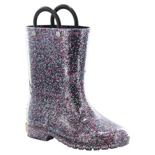 Glitter rain shop boot