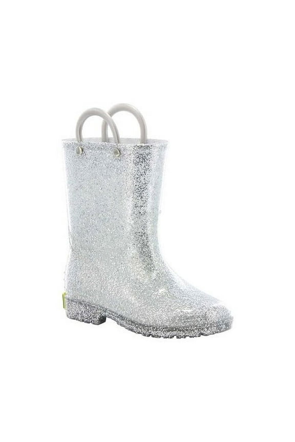Toddler and Little Kids Girls’ Glitter Rain Boots