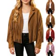 thumbnail image 1 of Girls Western Jacket Long Sleeve Fringe Jacket Cowgirl Outfits Girls Halloween Size 5-14 Years, 1 of 9