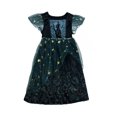 thumbnail image 1 of Girls' Wicked Elphaba Witch of the West Satinet and Tulle Black NightGown (Small 6/6X), 1 of 3