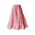 thumbnail image 1 of Girls Wide Leg Cotton Pants Kids Paperbag High Elastic Waist Palazzo Trousers Boho Summer Baggy Loose Plain Casual Beachwear, 1 of 7