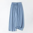 thumbnail image 1 of Girls Wide Leg Pants Kids Summer Flowy Dress Pants for Kids 2-10 Years, 1 of 3
