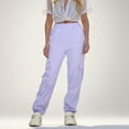 thumbnail image 1 of Girls Wide Leg Rhinestone Jeans Kids Baggy Elastic Waisted Denim Pants with Pockets 5-14 Years Y2k Elastic Waist Teen Girl Jeans No Holes, 1 of 8