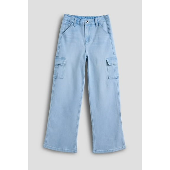 YMI Jeans Girls Wide Leg Skater Cargo Jeans