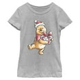 thumbnail image 1 of Girls Winnie the Pooh Adorable Christmas Gift Sketch T Shirt, 1 of 4