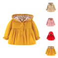 thumbnail image 1 of Girls Winter Clothes Girls Coat Toddler Casual Spring Fall Hooded Jackets Windbreaker Jacket Outwear Coat Baby Girls, 1 of 4