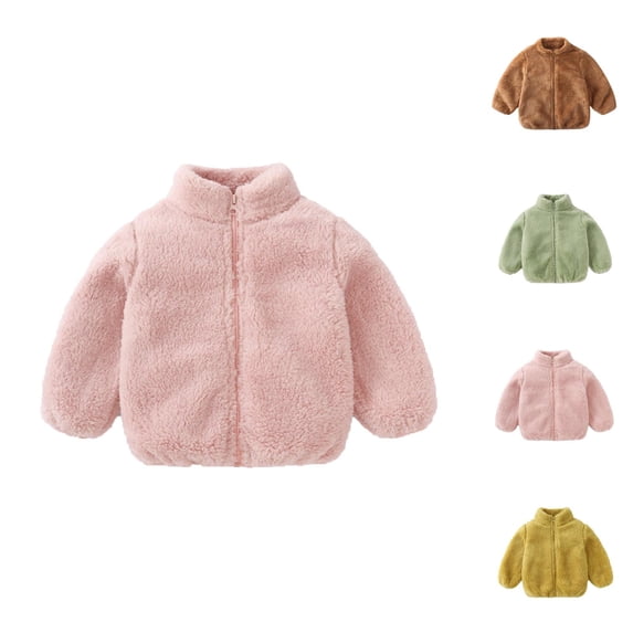 Girls Winter Clothes Girls Jacket Toddler Baby Girls Boys Sweatshirt Tops Coat Mentel Wrap Surcoat Jacket