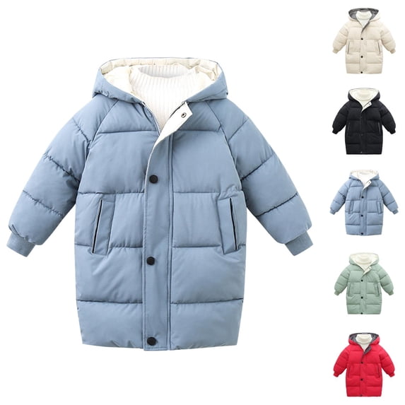 Girls Winter Clothes Girls' Outerwear Jackets & Coats Toddler Baby Kids Girls Winter Thick Warm Parkas Hooded Windproof Coat Outwear Jacket
