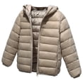 thumbnail image 1 of Girls Winter Coat Girl Winter Coat Kids Winter Latest Thicken Hooded Jacket Warm Quilted Coat Casual Outdoor Cool Cute for Boys Girls Autumn Spring, 1 of 9