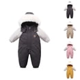 thumbnail image 1 of Girls Winter Coats Winter Clothes for Girls Girls Down Winter Thicken Hooded Coat Jacket Snowsuit Toddler Windproof Warm Jumpsuit Outwear Wear, 1 of 4