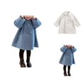 thumbnail image 1 of Girls Winter Coats Winter Jacket Girls Coat&jacket Children In The Long Woolen Cloth Baby Girls Thickening Double Winter Coat, 1 of 7