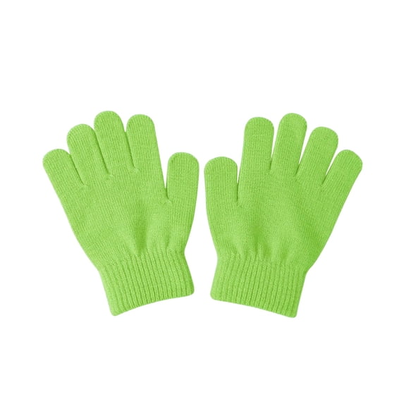 Girls Winter Gloves Warm Mittens Girls Knit Gloves for Ages 4-8 Years Boys