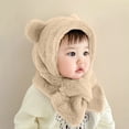 thumbnail image 1 of Girls Winter Hat Scarf Sets Soft Knit Beanie Warm Toddler Hat Hats for Boys Baby Beanies, 1 of 6