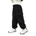 thumbnail image 1 of Girls Winter Hiking Cargo Pants, Windproof & Thermal Lined Outdoor Sports Trousers for Youth Activities, 1 of 6