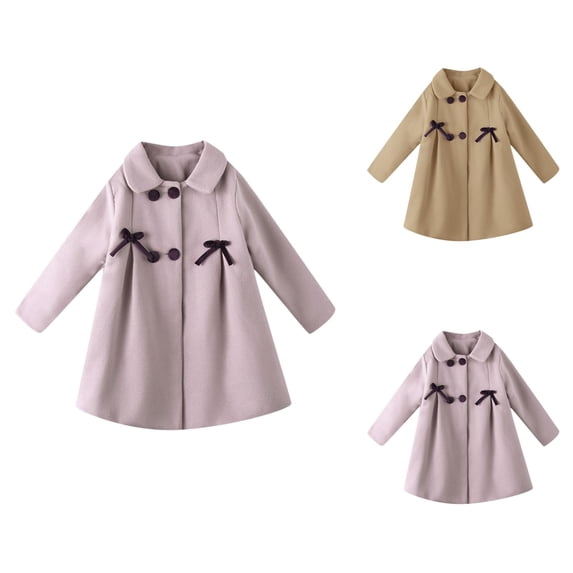 Girls Winter Jacket Winter Jacket Girls Coat&jacket Baby Unisex Solid Autumn Cute Tops Hooded Coat Clothes for Little Ones