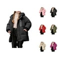 thumbnail image 1 of Girls Winter Jacket Winter Jacket Girls' Winter Down Coat Long Jacket Windproof Warm Outdoor Casual Hooded Fashion Leisure Children's Clothing, 1 of 6