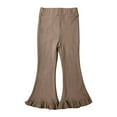 thumbnail image 1 of Girls Winter Leggings New Toddler Kids Baby Girls Fashion Cute Sweet Elasticity Flared Pants Trousers Pants Leggings Size 4-5Years, 1 of 5