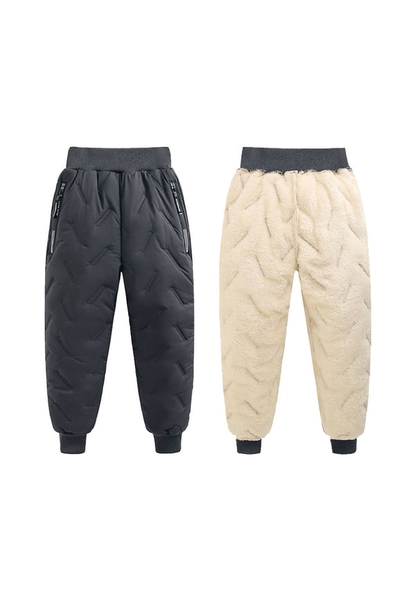 Girls Winter Snow Pants Lined Hiking Joggers for Adventurous Outdoor Activities