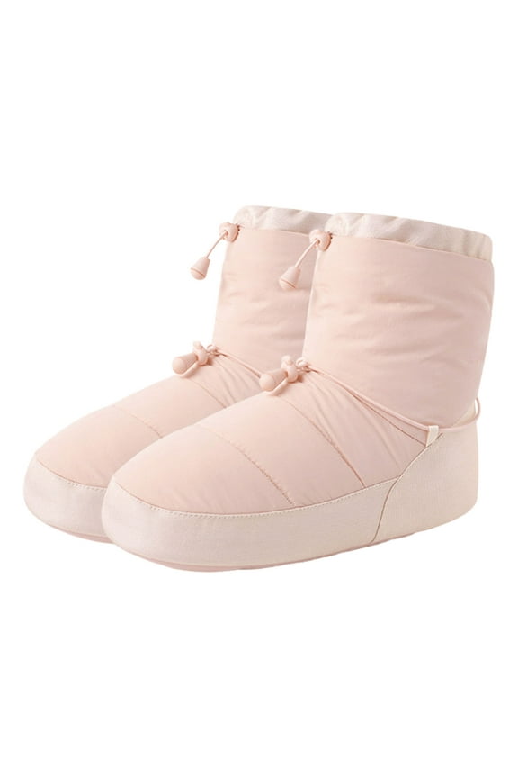 Girls Women Ballet Shoes Dance Boot Warm Ballet Boot with Elastic Kids Winter Boot Warms Up Training Shoes