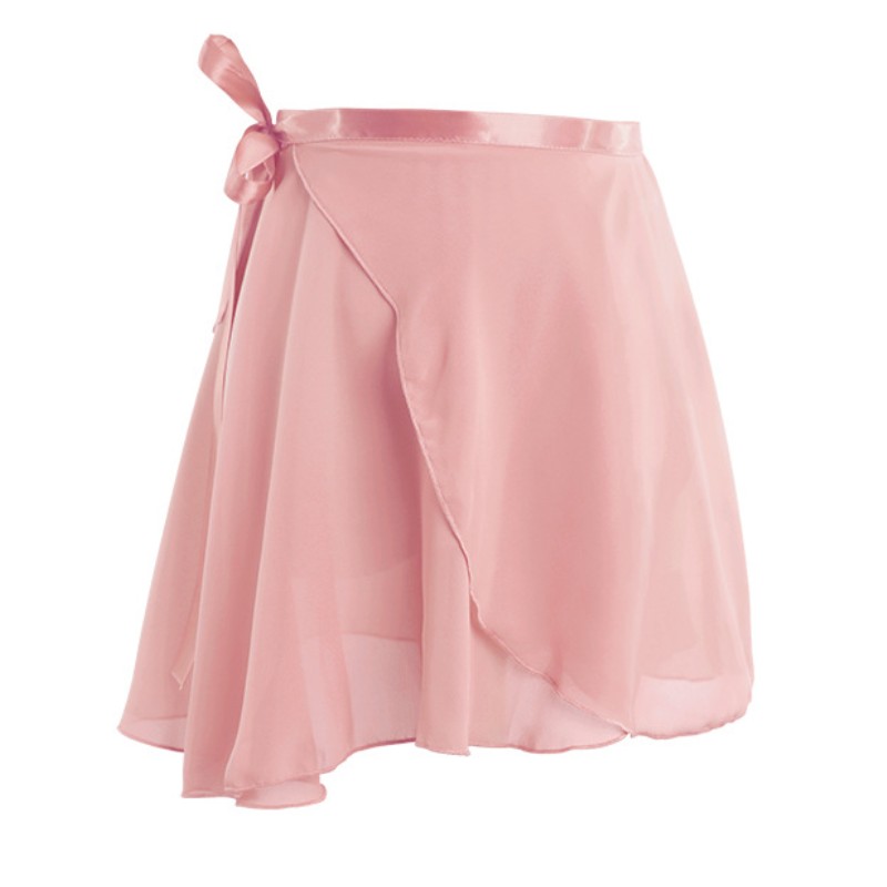 Girls Women Ballet Wrap Skirts Sheer Chiffon Dance Over Scarf for