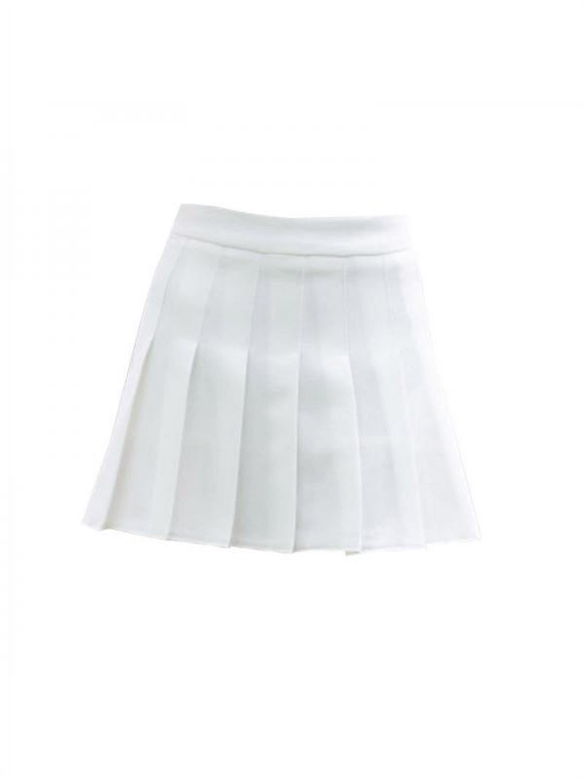Yasmine Monochrome Floral Pleated Maxi Skirt - Off White
