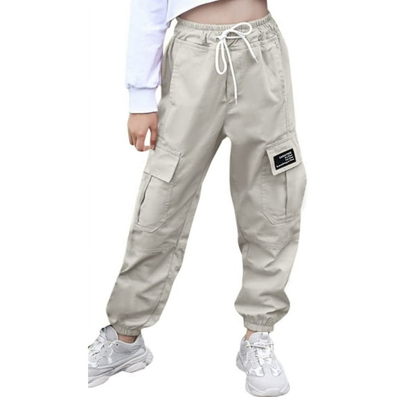 Girls & Women's Cargo Jogger Pants