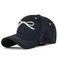 thumbnail image 1 of Girls Womens Baseball Cap Adjustable Sun Hat For Casual Running Light Workouts Play Navy One Size, 1 of 2