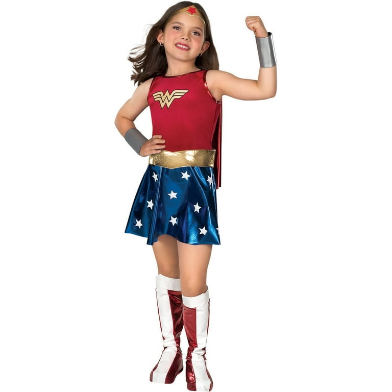 DC Super Heroes Wonder Woman Costume for Kids by Rubies, Girls