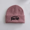 thumbnail image 1 of Girls' Woolen Hat Outdoor Warm Pullover Knitted Hat for Girls 0-15Y, 1 of 3